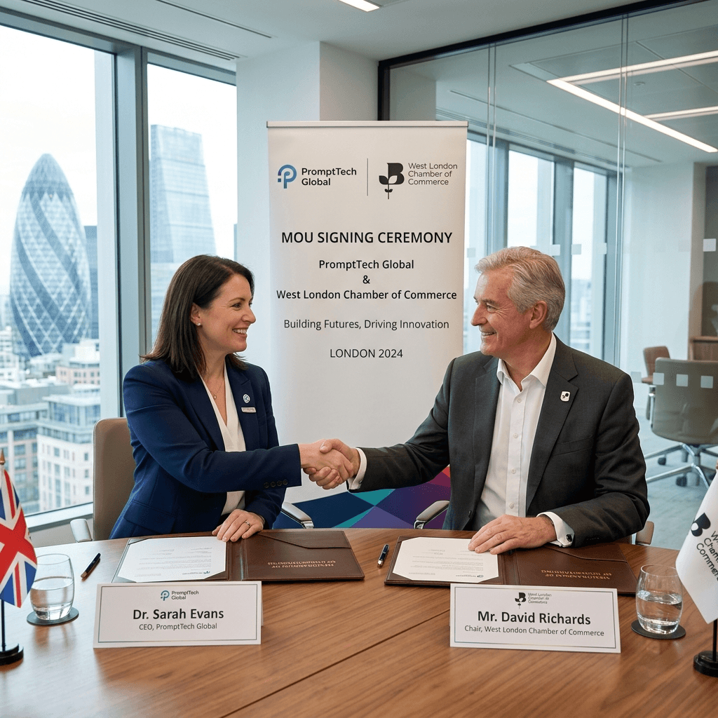PromptTech Global Signs Strategic MoU with West London Chamber of Commerce