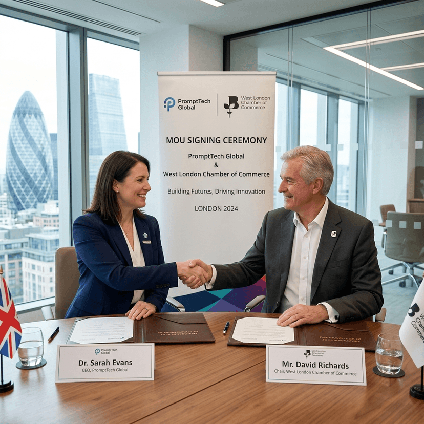 PromptTech Global Signs Strategic MoU with West London Chamber of Commerce